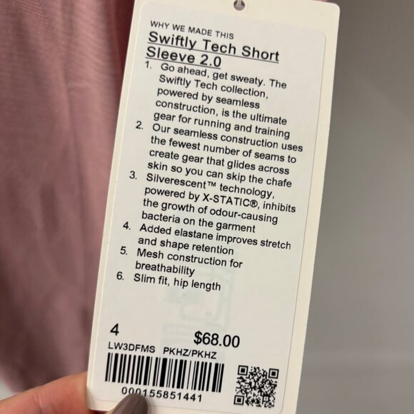 LULULEMON Swiftly Tech Short-Sleeve Shirt 2.0 - Picture 4 of 4